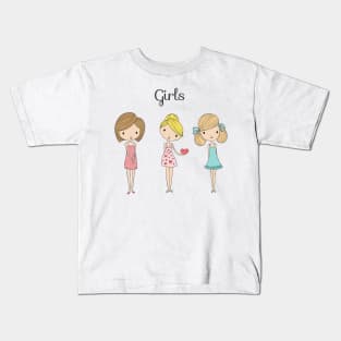 Cute Girls Kids T-Shirt